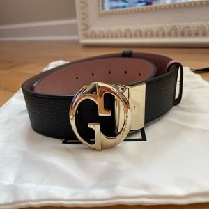 GUCCI Calfskin 1973 Reversible Belt